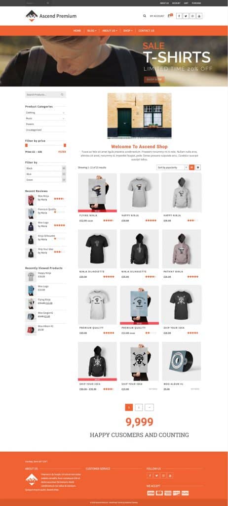 elementor woocommerce shop page kadence themes