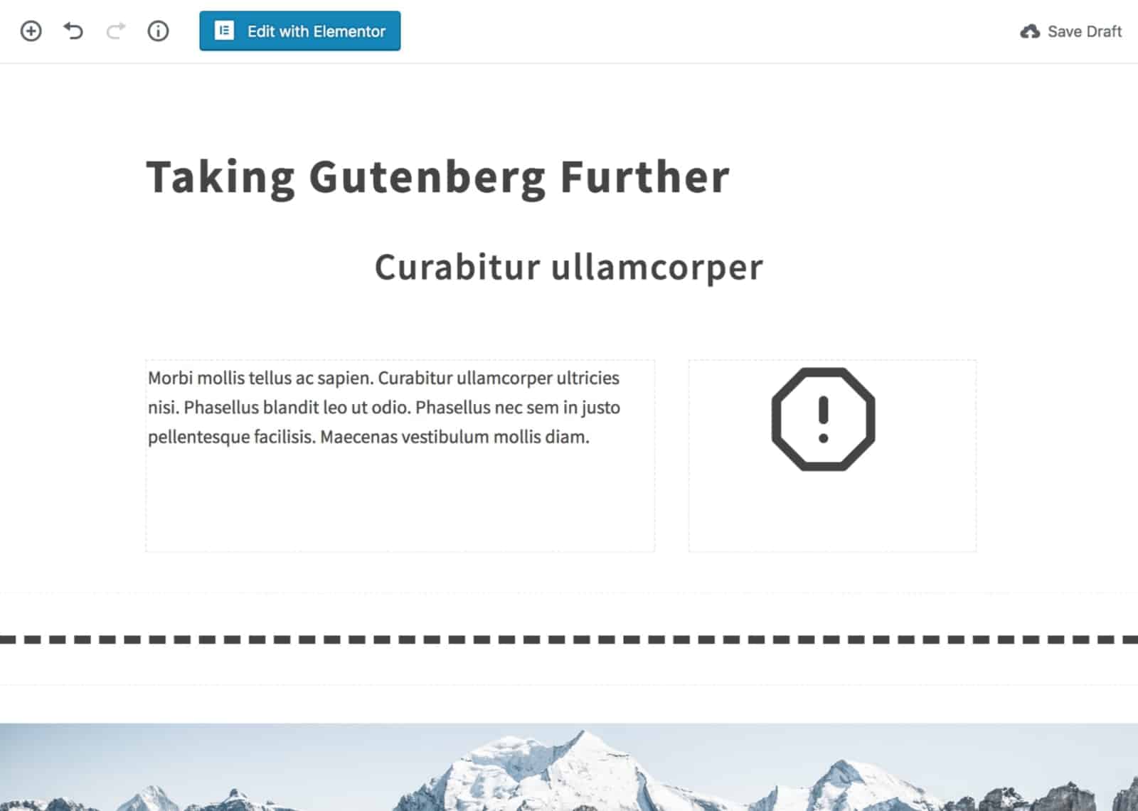 Gutenberg Visual Editor
