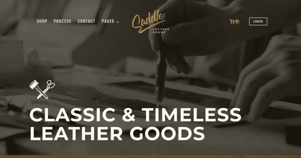 Kadence Starter Template Leather Shop