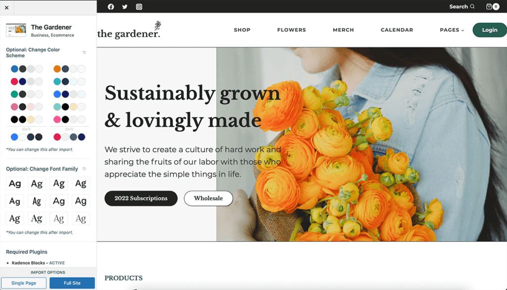 Customize the Starter Template