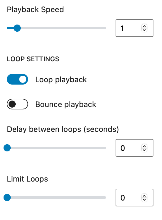 lottie playback loop settings