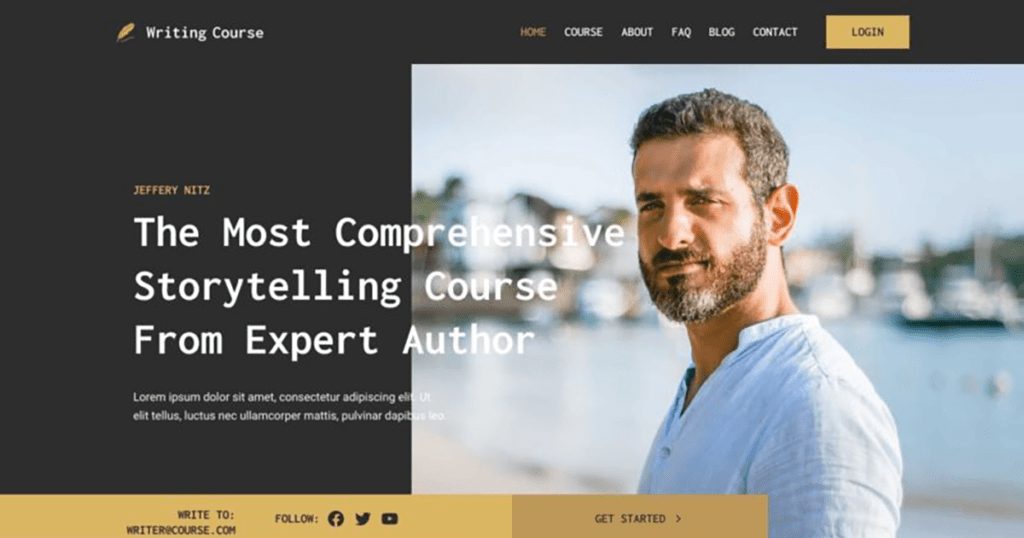 writing course starter template