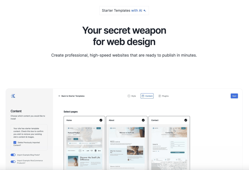 Kadence AI interface 