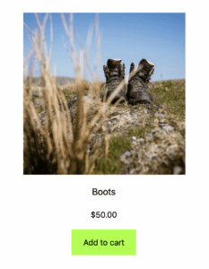 Standard WooCommerce add-to-cart button