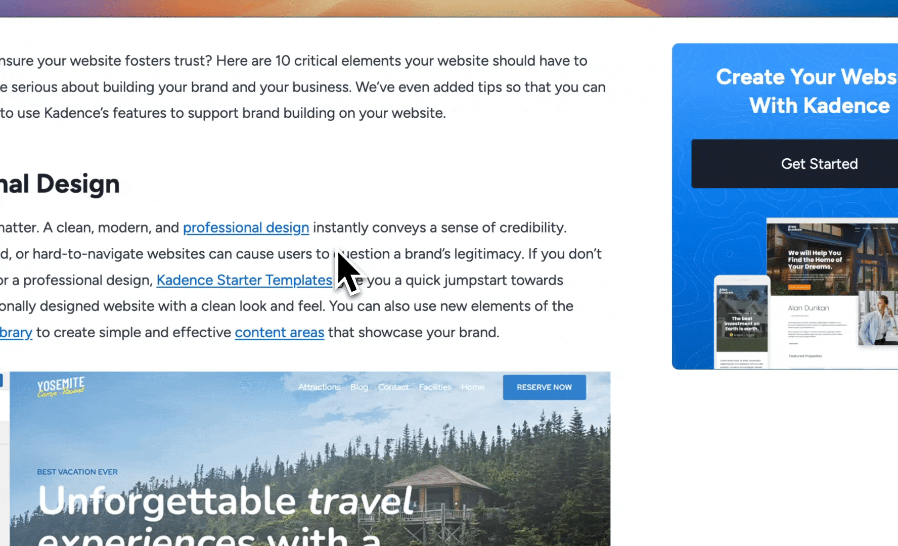Subtle underline shift on hover - Kadence Updates